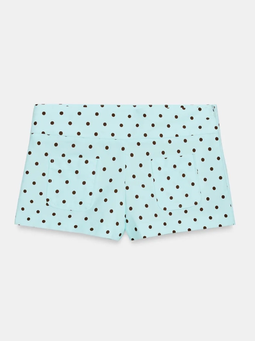 Zara Light Blue Polka Dot Micro Short